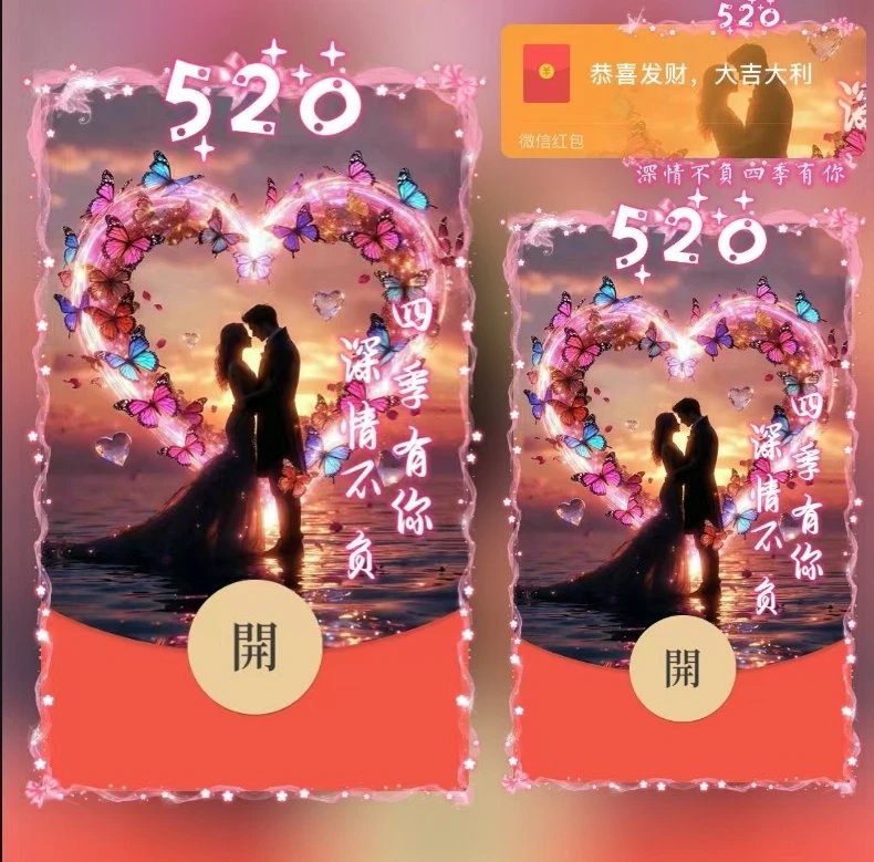 520四季有你/ds红包封面皮肤
