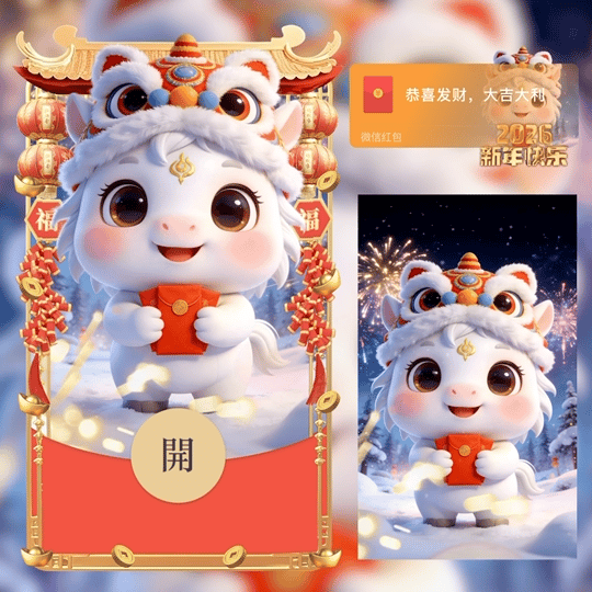 2026新年快乐/马年/LM红包封面皮肤