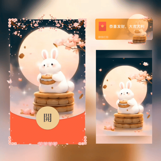 中秋快乐/月光所照皆是故乡/xn红包封面皮肤