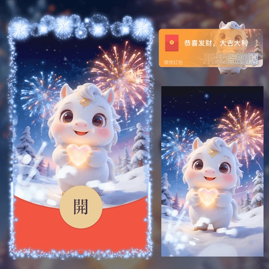 所念皆如愿/2026马年新年快乐/LM红包封面皮肤
