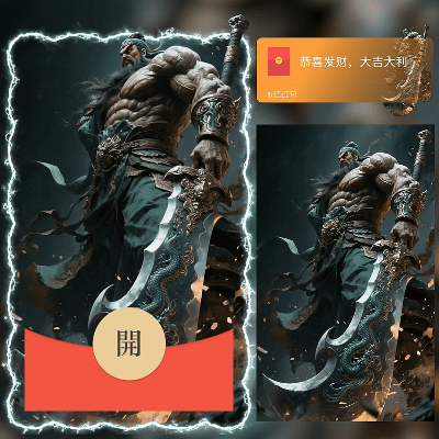 战神关羽/ln红包封面皮肤