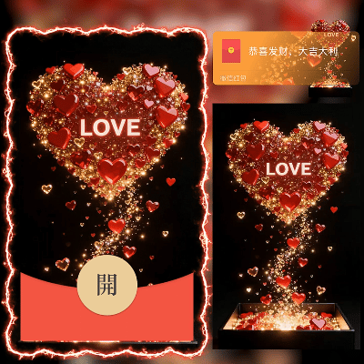 爱心love/往后余生都是你/情人节快乐/ln红包封面皮肤