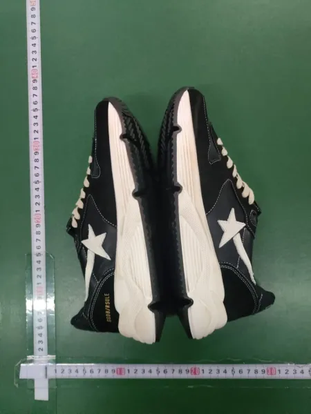 Golden Goose Deluxe Brand Super-Star Black and White Leather Sneakers Chunky Sneakers - 2
