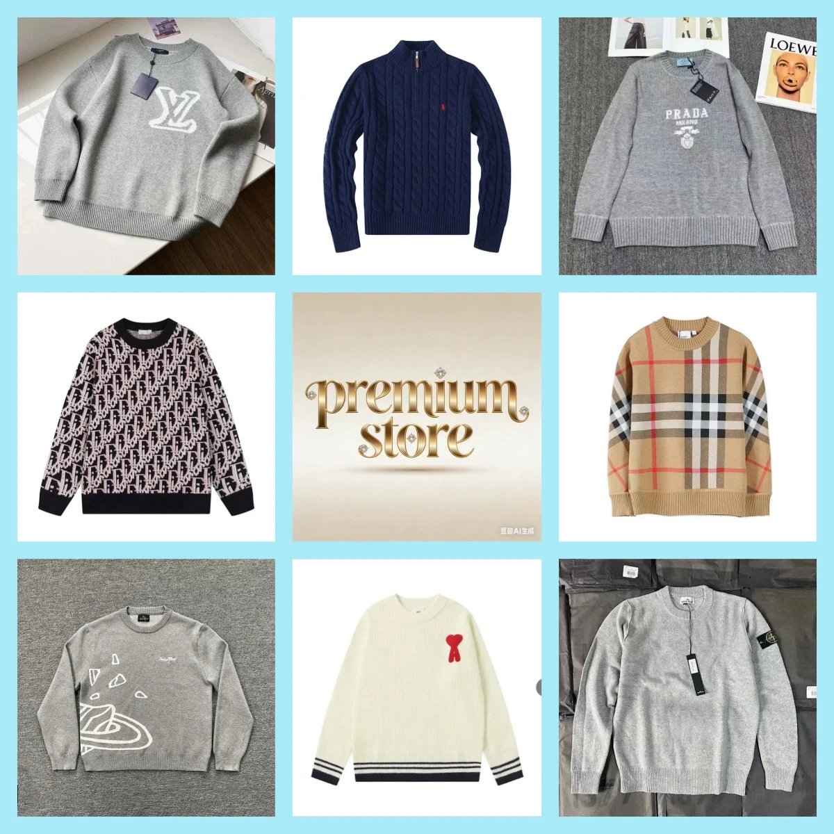 Factory clearance brand sweater collection