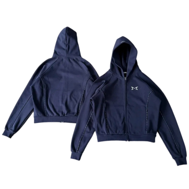 Mertra Zippered Hoodie