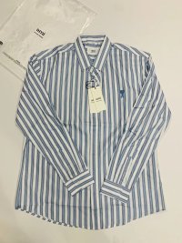 Blue and white stripes [810 long-sleeve style]