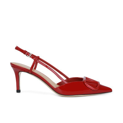 Prada High Heels Pointed-Toe Slingback Pumps — 14(Top quality)