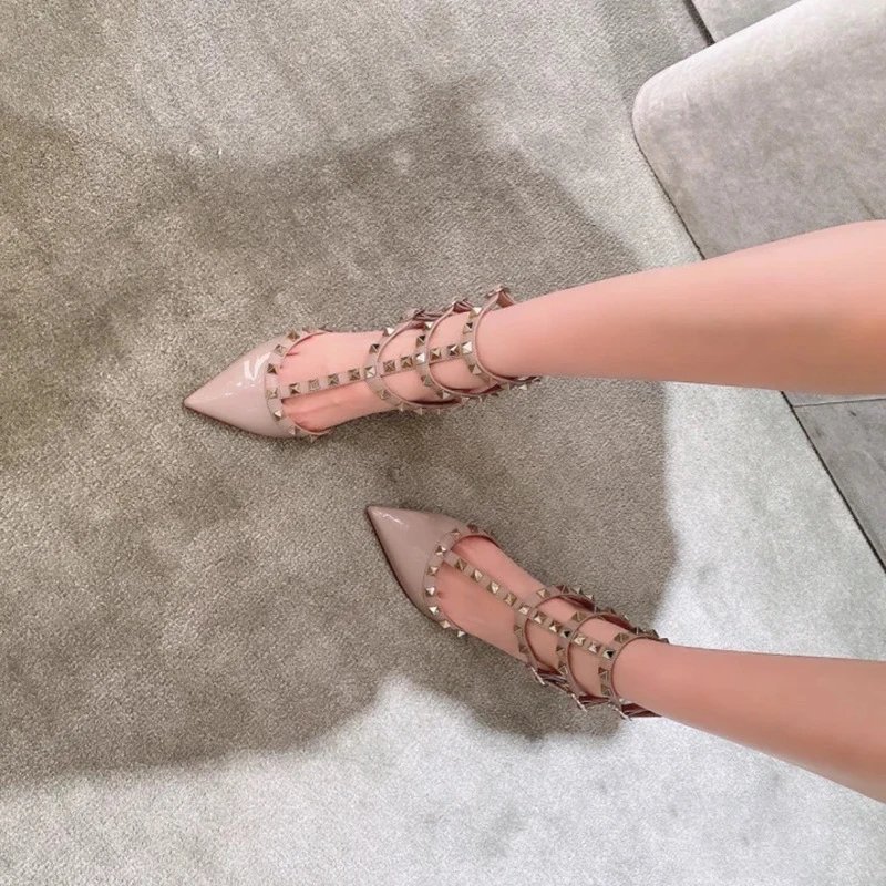 Prada High Heels Pointed-Toe Slingback Pumps with Triangle Logo Plaque — 25