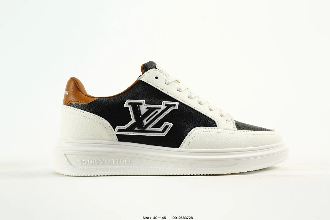 Low Top Leather Sneakers Beverly Hills Style Powder Blue - Gallery Image 6 - Detailed View