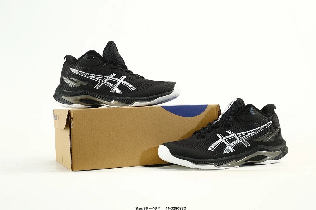 ASICS Netburner Ballistic FF 4 Black Shoes - Gallery Image 9 - Detailed View