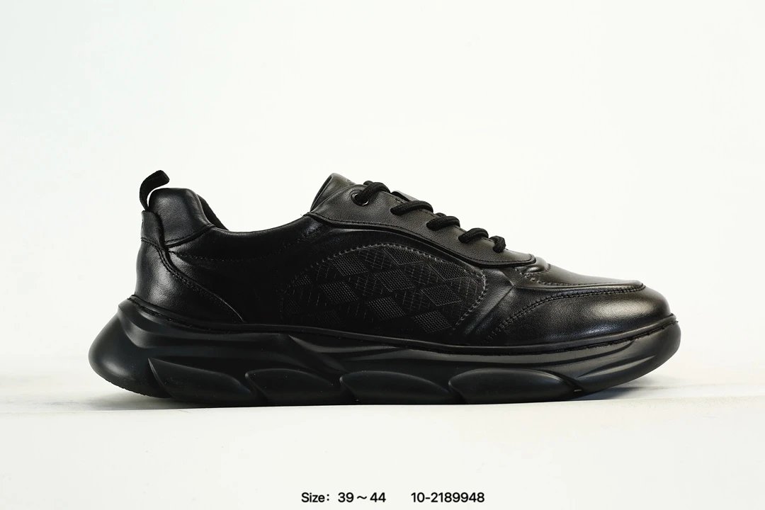 ECCO Black Leather Sneakers - Ecco - Cnfans - $65.16