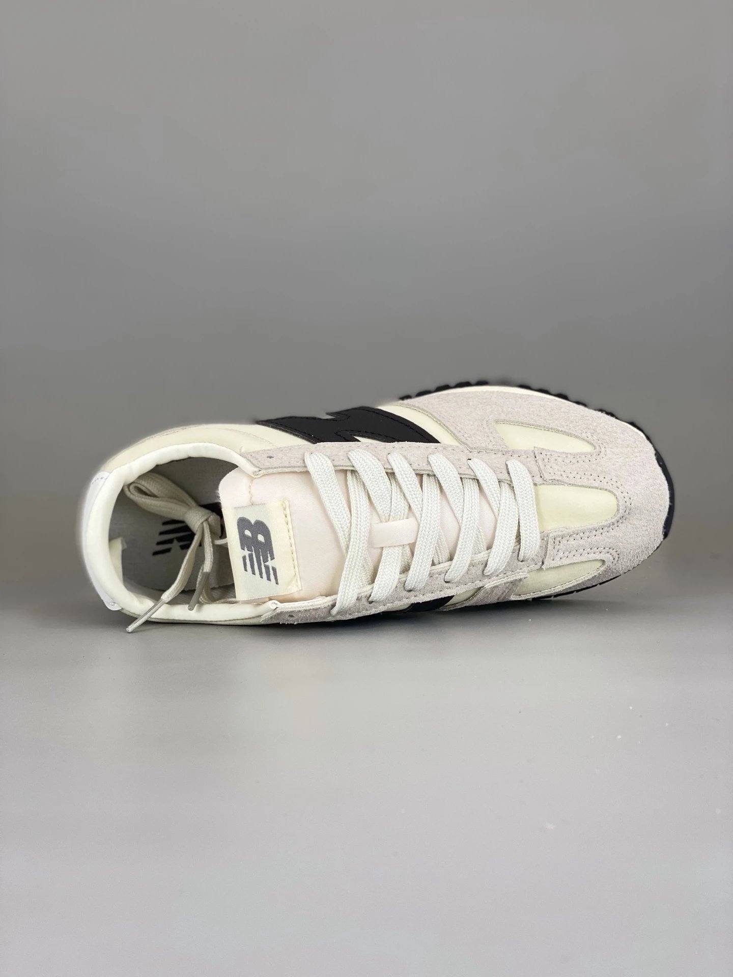Suede Casual Lifestyle Sneakers Oyster White - Gallery Image 2 - Detailed View