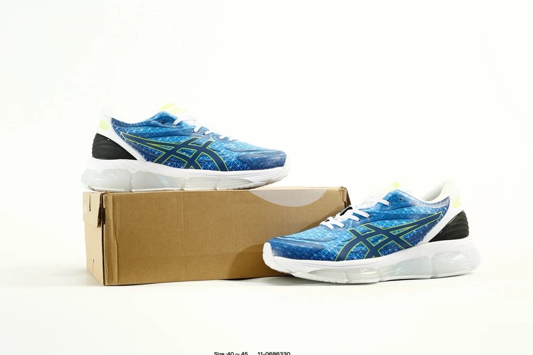 Asics GEL-Quantum 360 VIII Blue Running Shoes - Gallery Image 9 - Detailed View