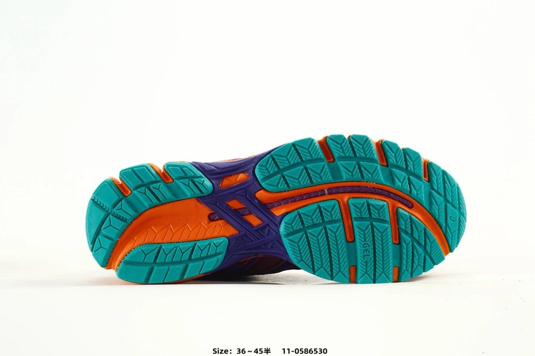 Asics Gel-Kayano 20 Purple Orange Running Shoes - Gallery Image 6 - Detailed View