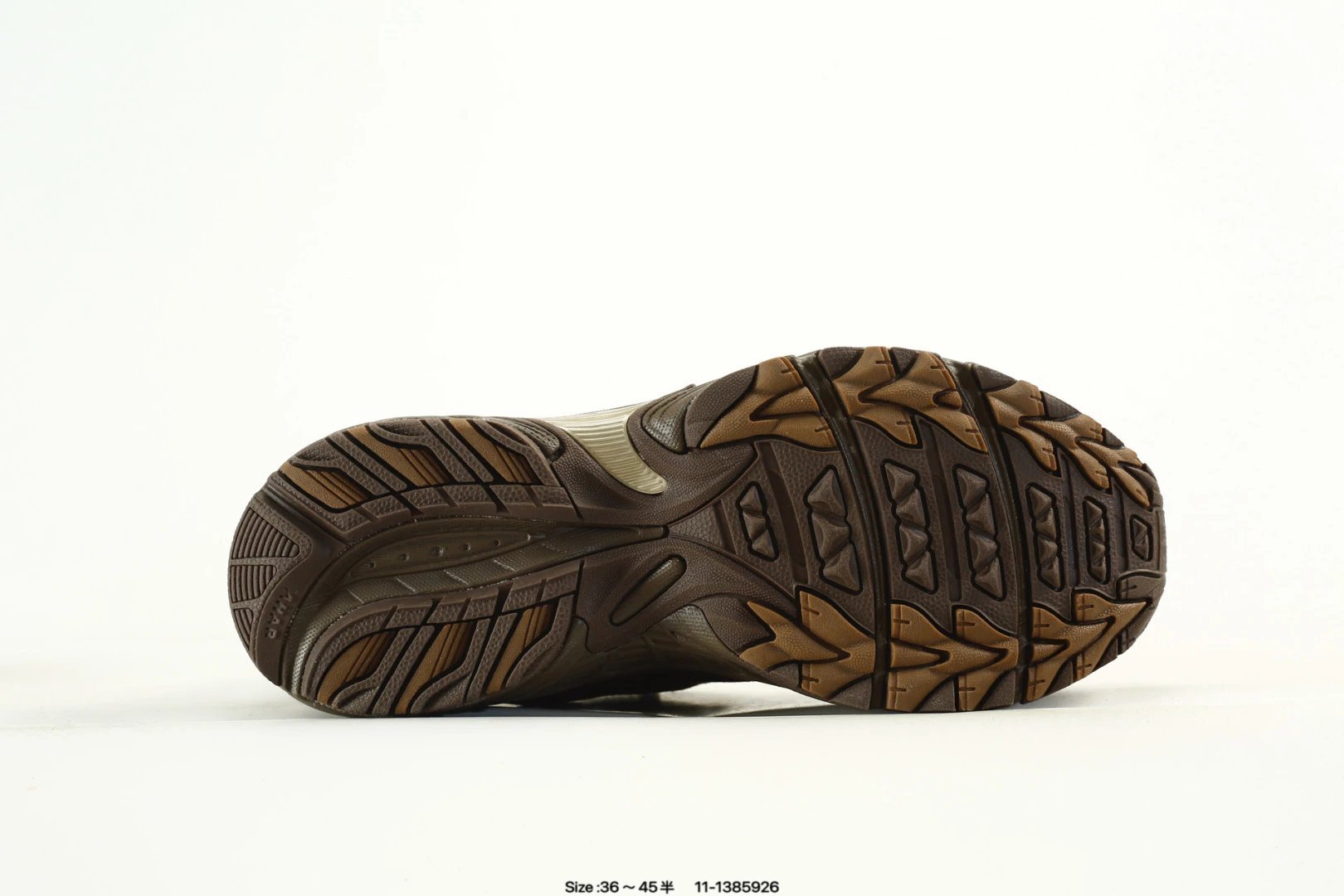 Retro Mesh Trail Running Sneakers Earth Brown - Gallery Image 6 - Detailed View