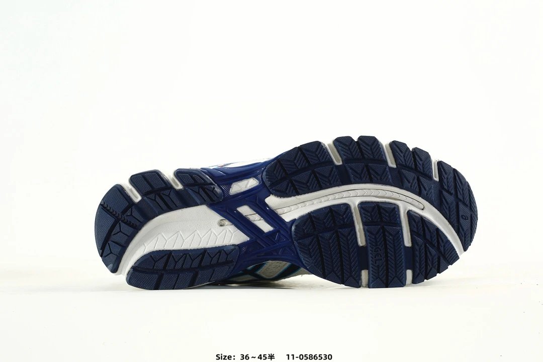 Asics Gel-Kayano 20 White Blue Running Shoes - Gallery Image 6 - Detailed View