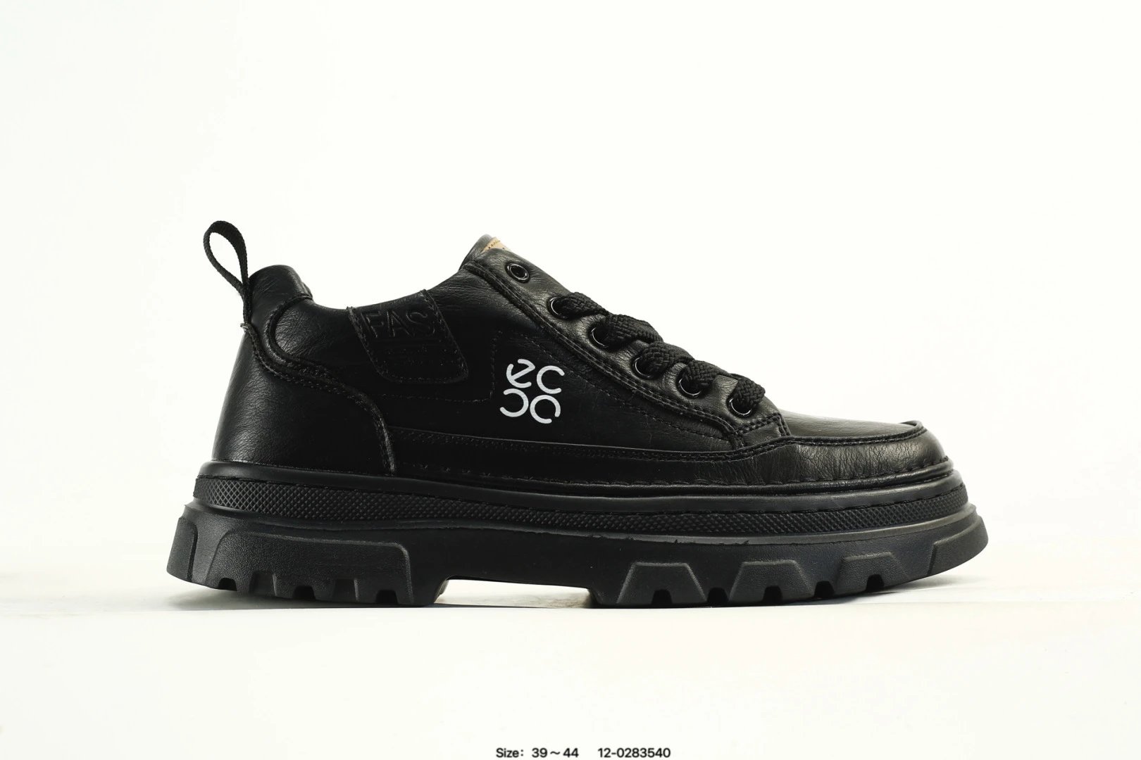 ECCO Chunky Leather Sneakers Multicolor - Gallery Image 2 - Detailed View