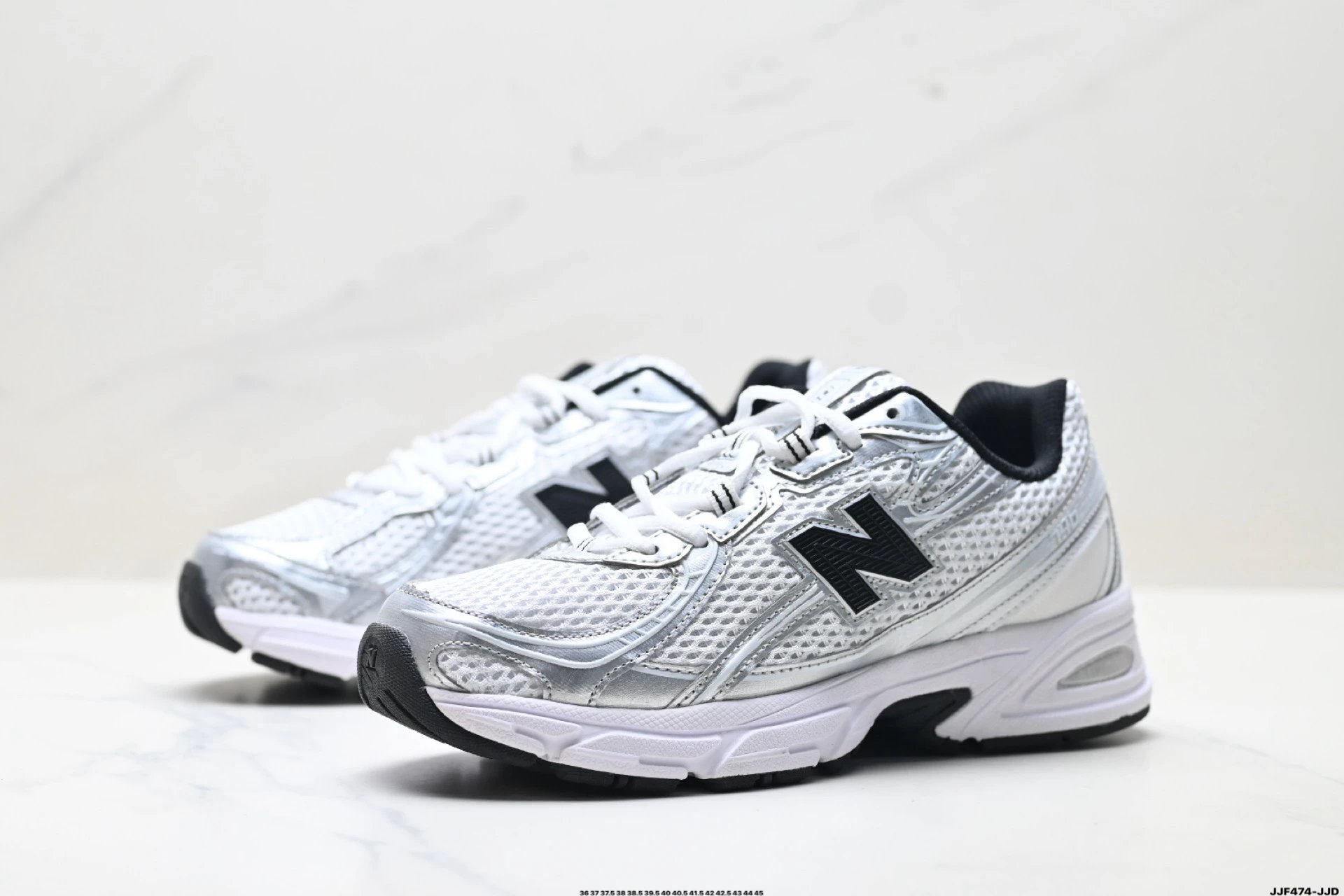 Retro Runner Shoes Sport Silver - Gallery Image 2 - Detailed View