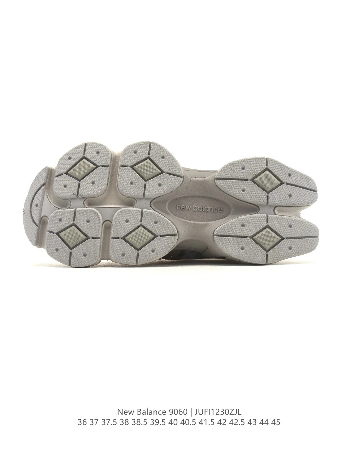 Unisex 9060 Chunky Dad Shoes, Taupe - Gallery Image 6 - Detailed View