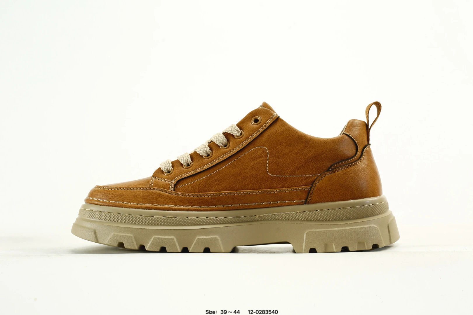 ECCO Chunky Leather Sneakers Multicolor - Gallery Image 3 - Detailed View