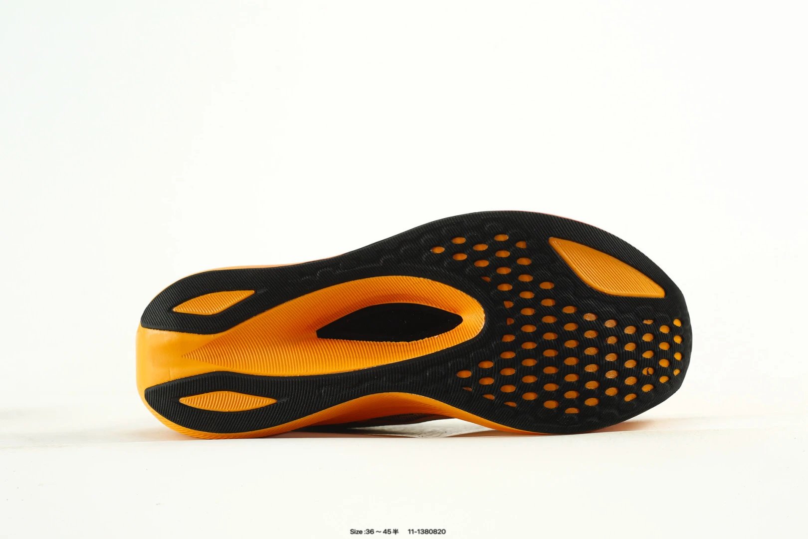 Lightweight Mesh Stability Running Shoes Sunset Orange - Gallery Image 6 - Detailed View