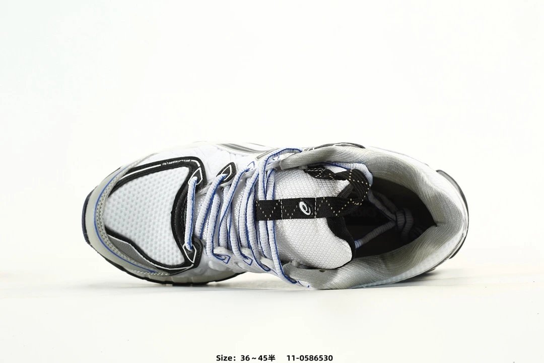 Asics Gel-Kayano 20 Running Shoes White Blue - Gallery Image 4 - Detailed View