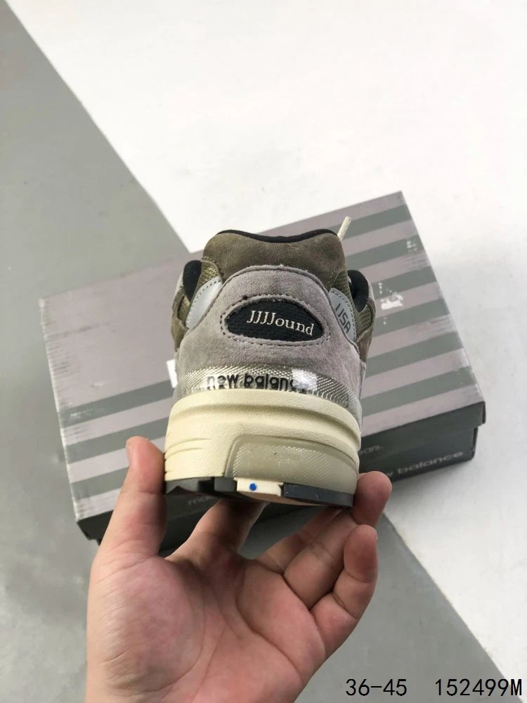 NB 992 Series Suede Running Shoes Athletic Olive - Gallery Image 9 - Detailed View