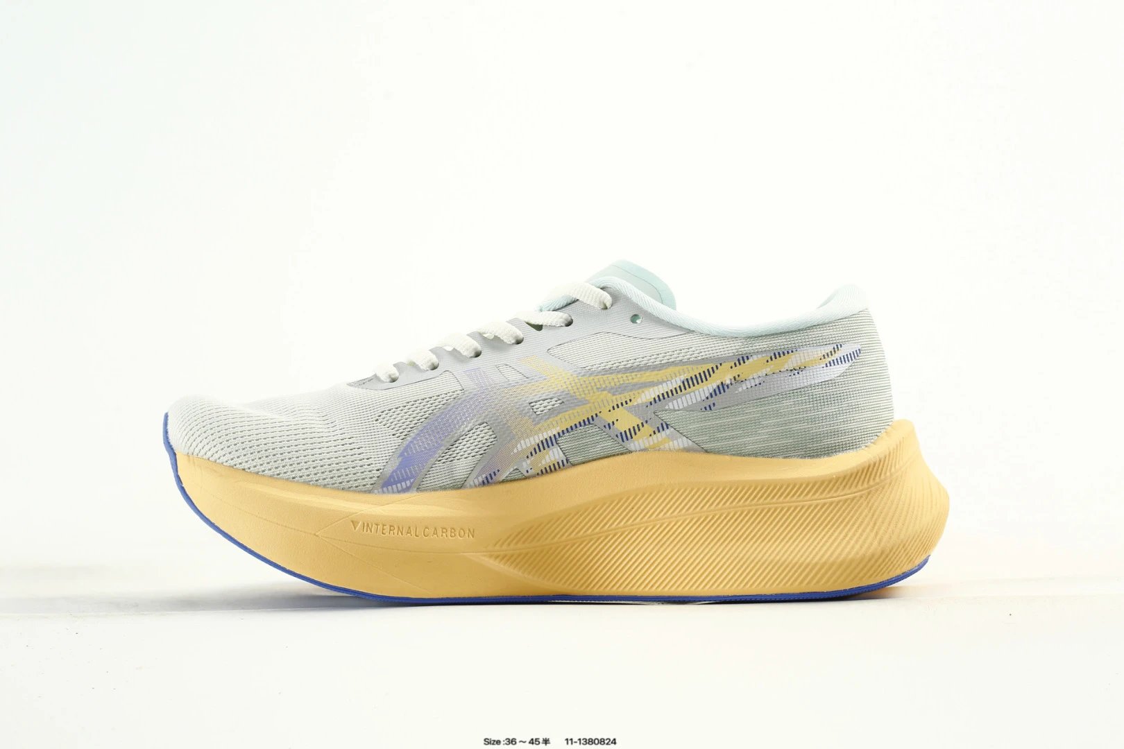 Magic Speed 4 Mesh Running Shoes with Gradient Sole Ivory - Gallery Image 3 - Detailed View