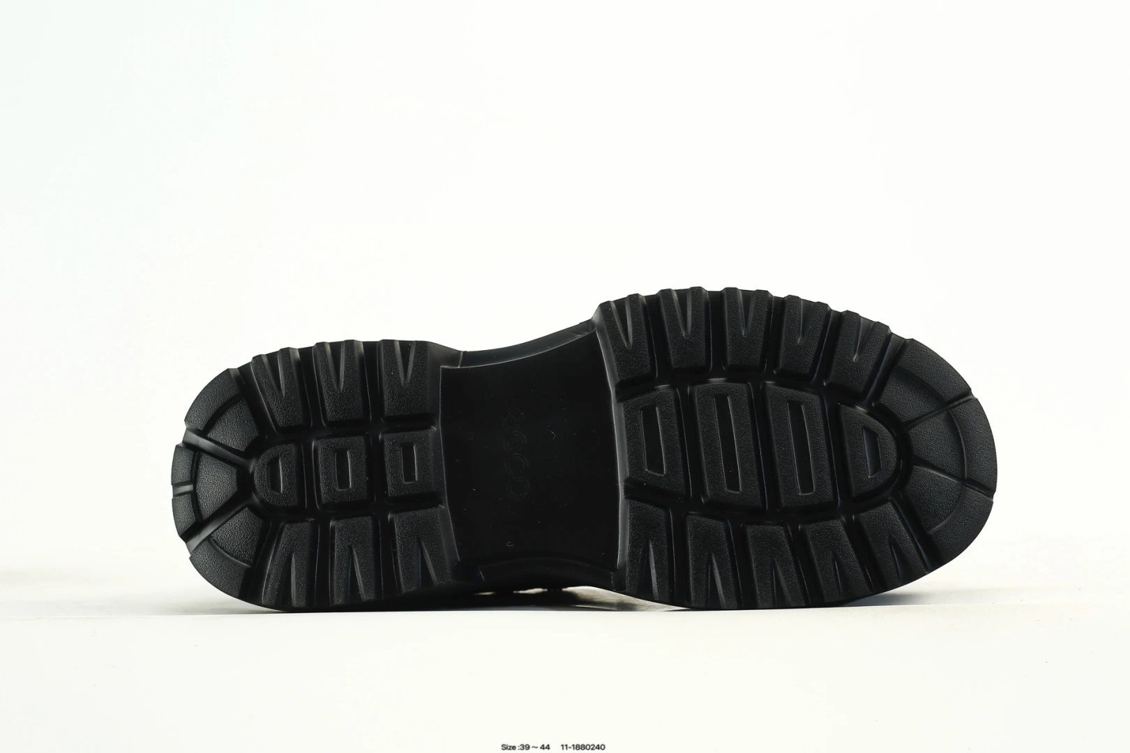 Leather Platform Casual Shoes Streetwear Onyx - Gallery Image 6 - Detailed View