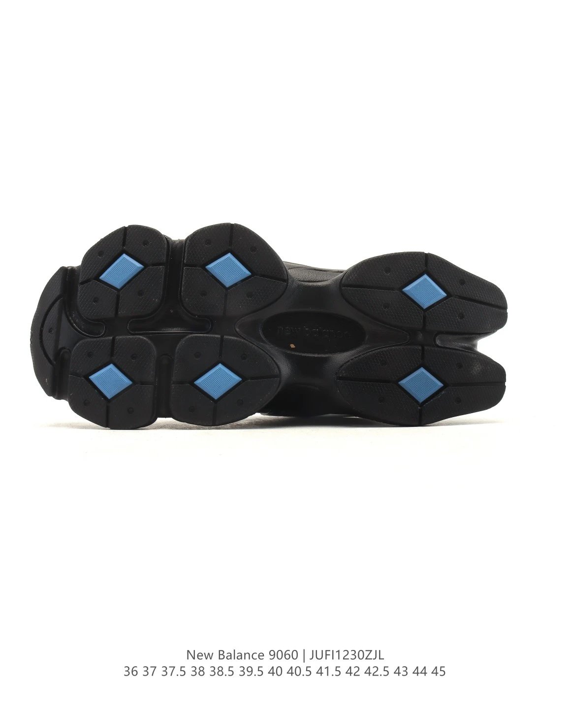 NB 9060 Unisex Dad Shoes Comfort Sneakers Onyx - Gallery Image 6 - Detailed View