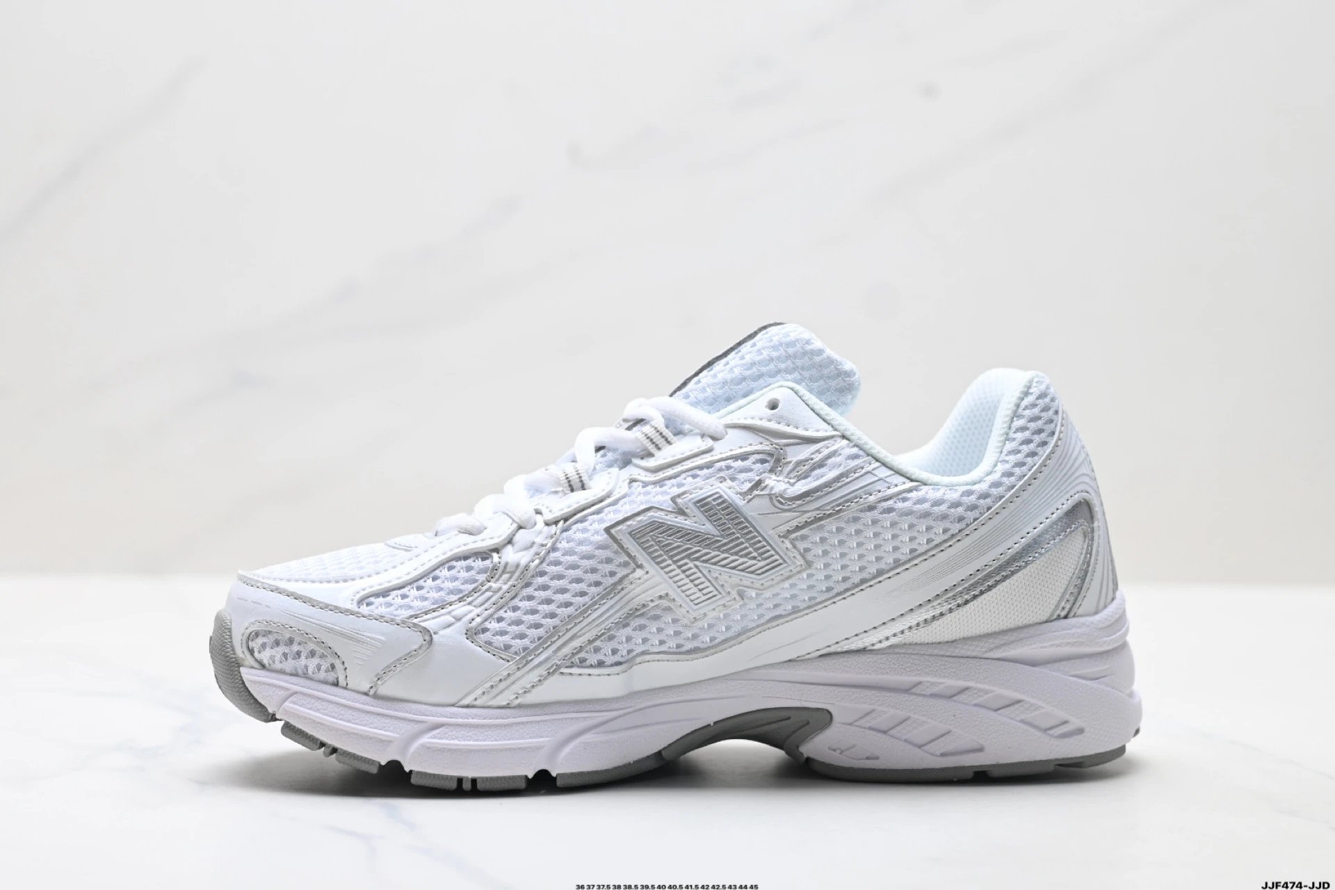 Retro Runner 740 Series Mesh Sneaker, Off White - Gallery Image 3 - Detailed View
