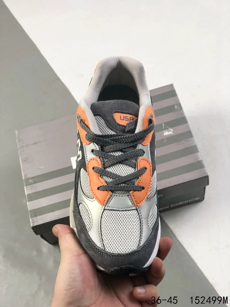 NB 992 Series Retro Running Shoes Suede Umber - Gallery Image 7 - Detailed View