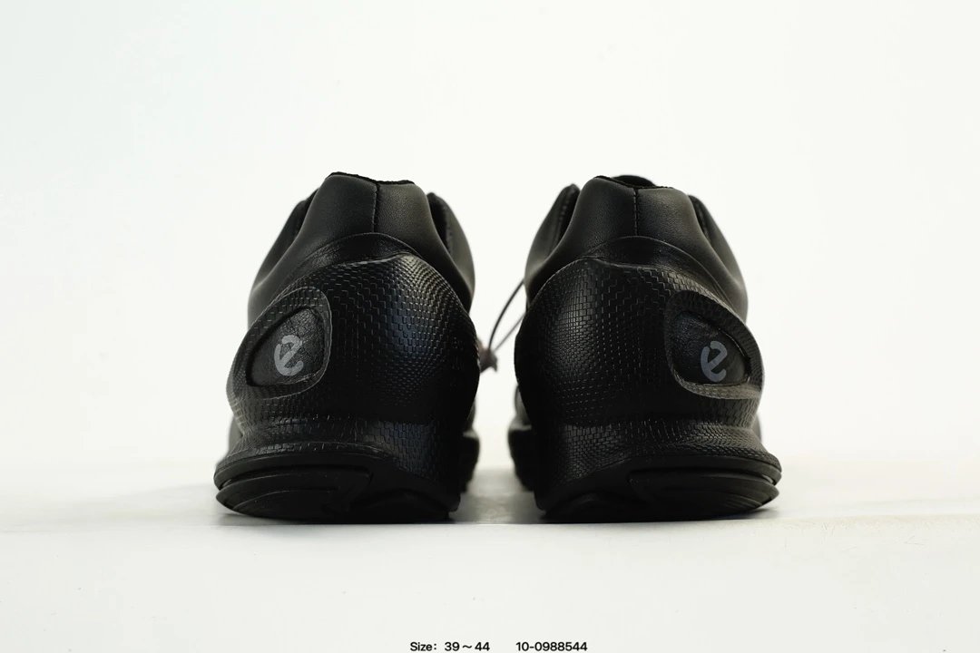 Leather Casual Running Shoes Classic Sneakers - Onyx - Gallery Image 8 - Detailed View
