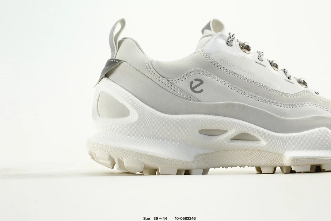 Leather Trail Sneakers Outdoor Athletic Dove - Gallery Image 2 - Detailed View