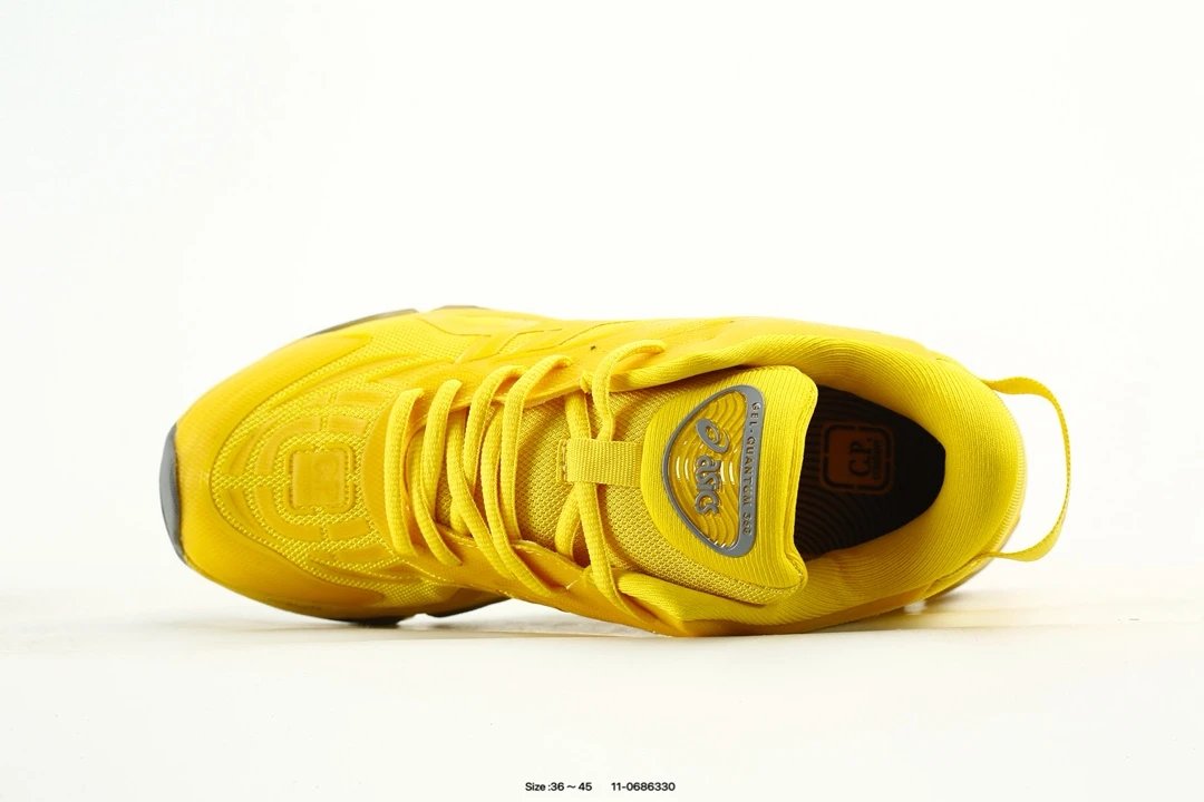 ASICS GEL-Quantum 360 VIII Running Shoes Navy Green - Gallery Image 6 - Detailed View