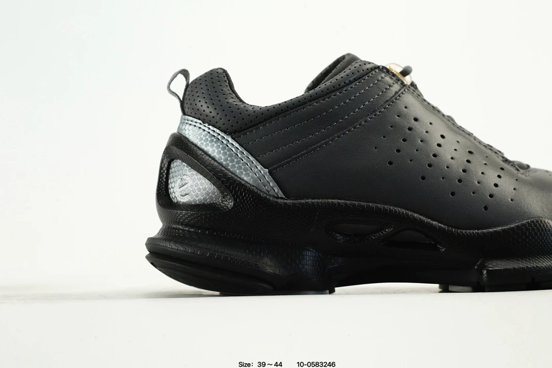 Leather Casual Sport Shoes Athletic Graphite - Gallery Image 3 - Detailed View