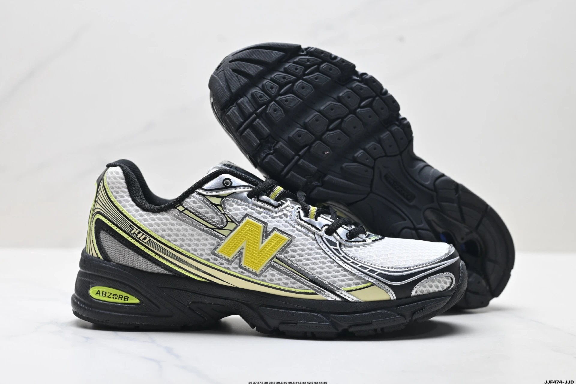 Retro Runner Shoes Sport Sneaker Chartreuse - Gallery Image 5 - Detailed View