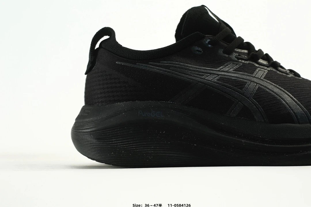 Asics Gel-Nimbus 27 Running Shoes Black - Gallery Image 2 - Detailed View