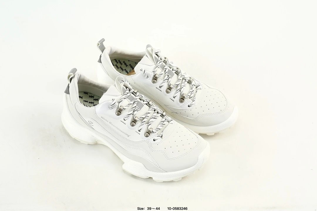 Leather Trail Sneakers Outdoor Athletic Dove - Gallery Image 8 - Detailed View