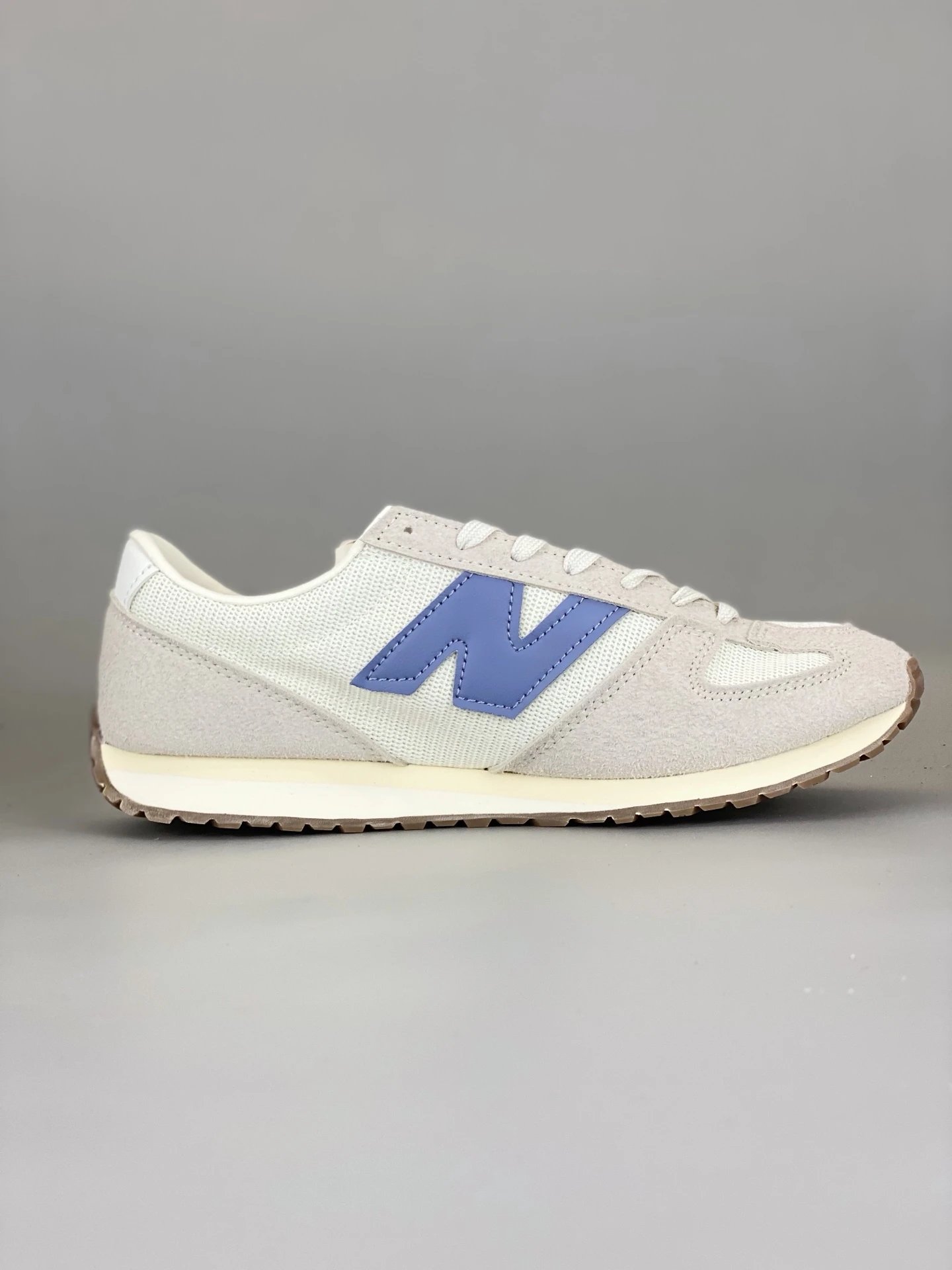 Suede Casual Low Top Sneakers Powder Blue - Gallery Image 3 - Detailed View