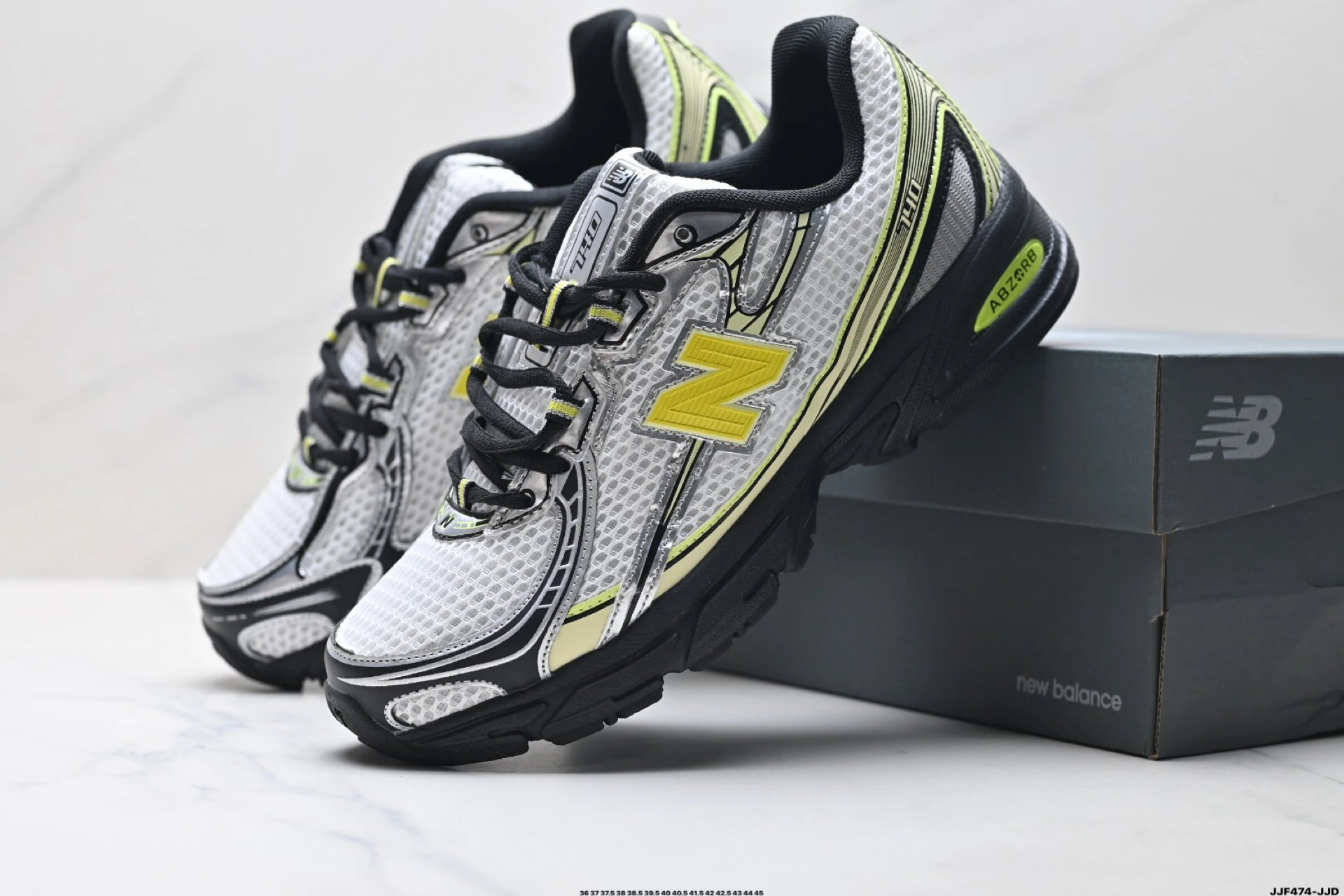 Retro Runner Shoes Sport Sneaker Chartreuse - Gallery Image 8 - Detailed View