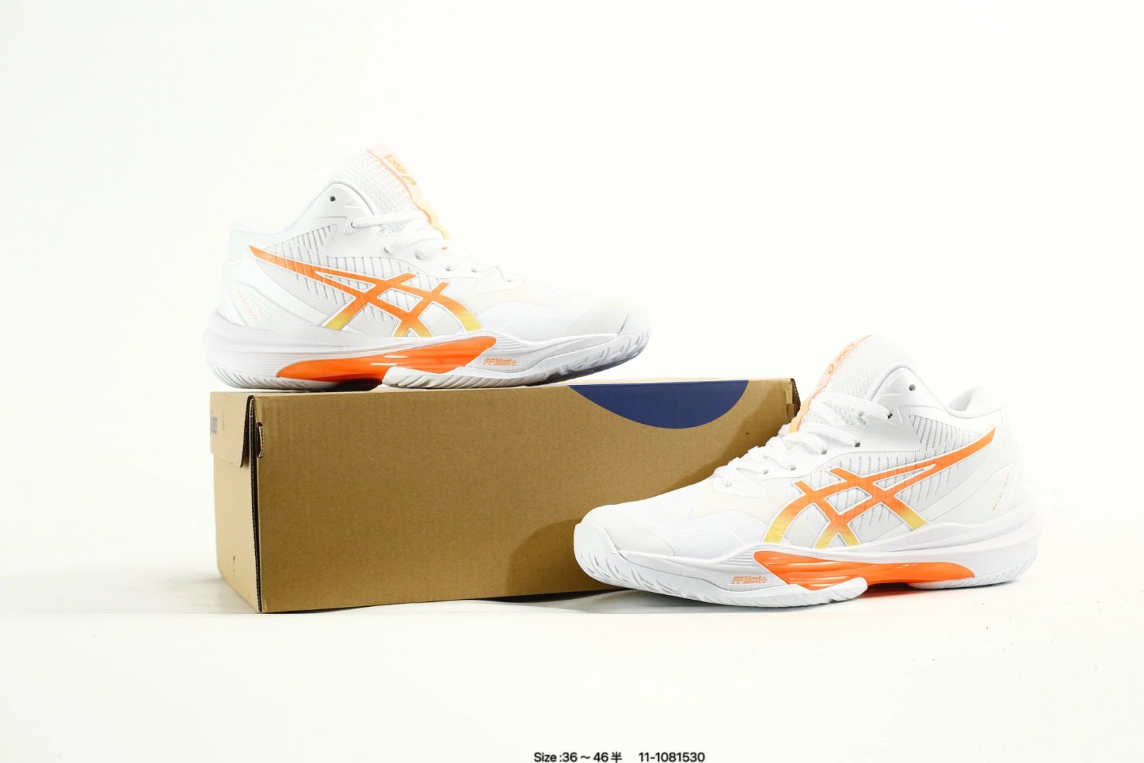 ASICS Sky Elite FF MT 3 White Orange - Gallery Image 7 - Detailed View
