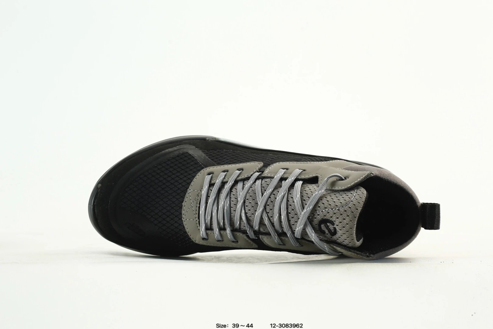 ECCO Biom GTX Mid Sneakers Black Grey - Gallery Image 4 - Detailed View