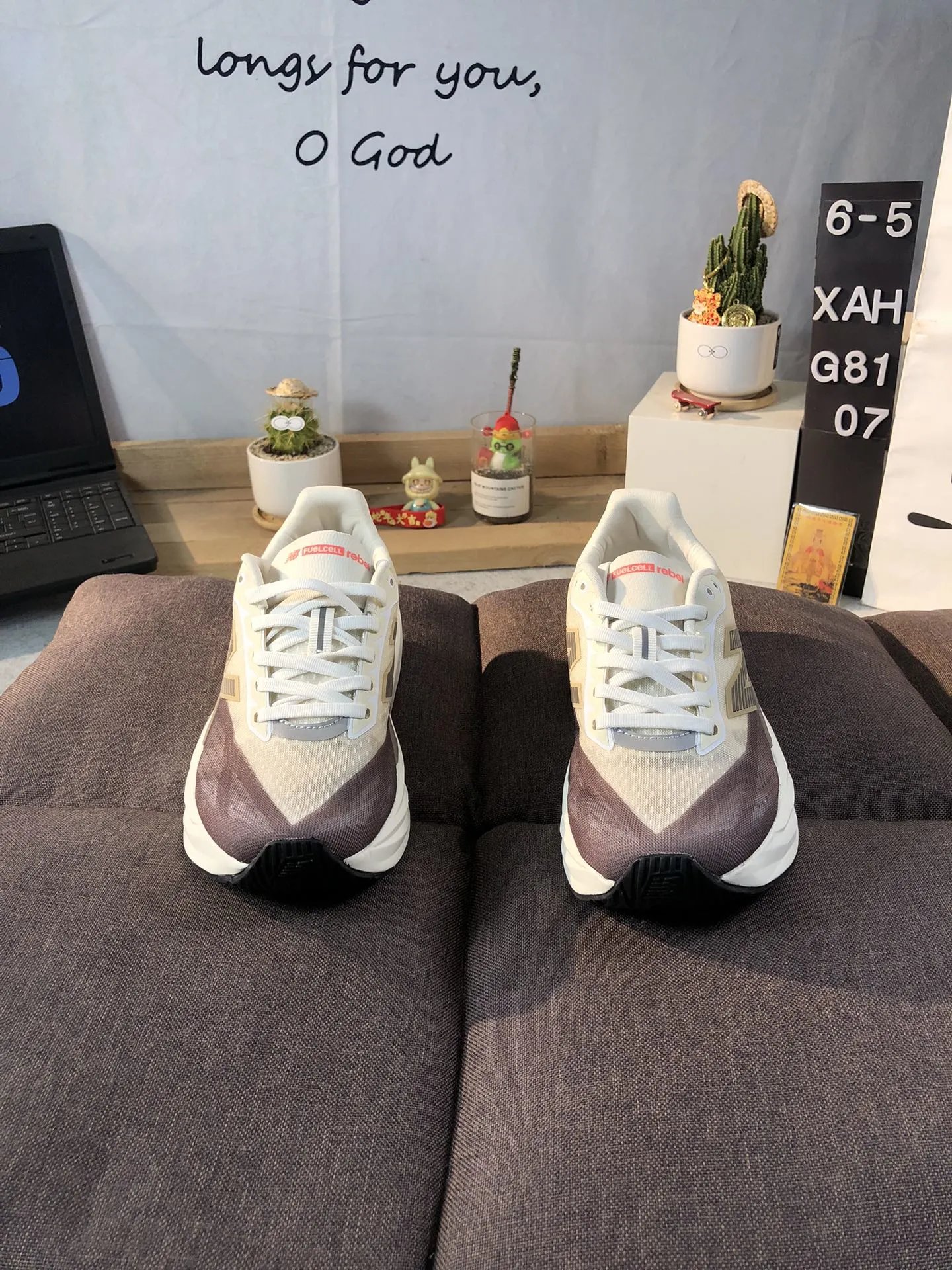 Unisex FuelCell Running Shoes Athletic Trainer Fawn - Gallery Image 2 - Detailed View