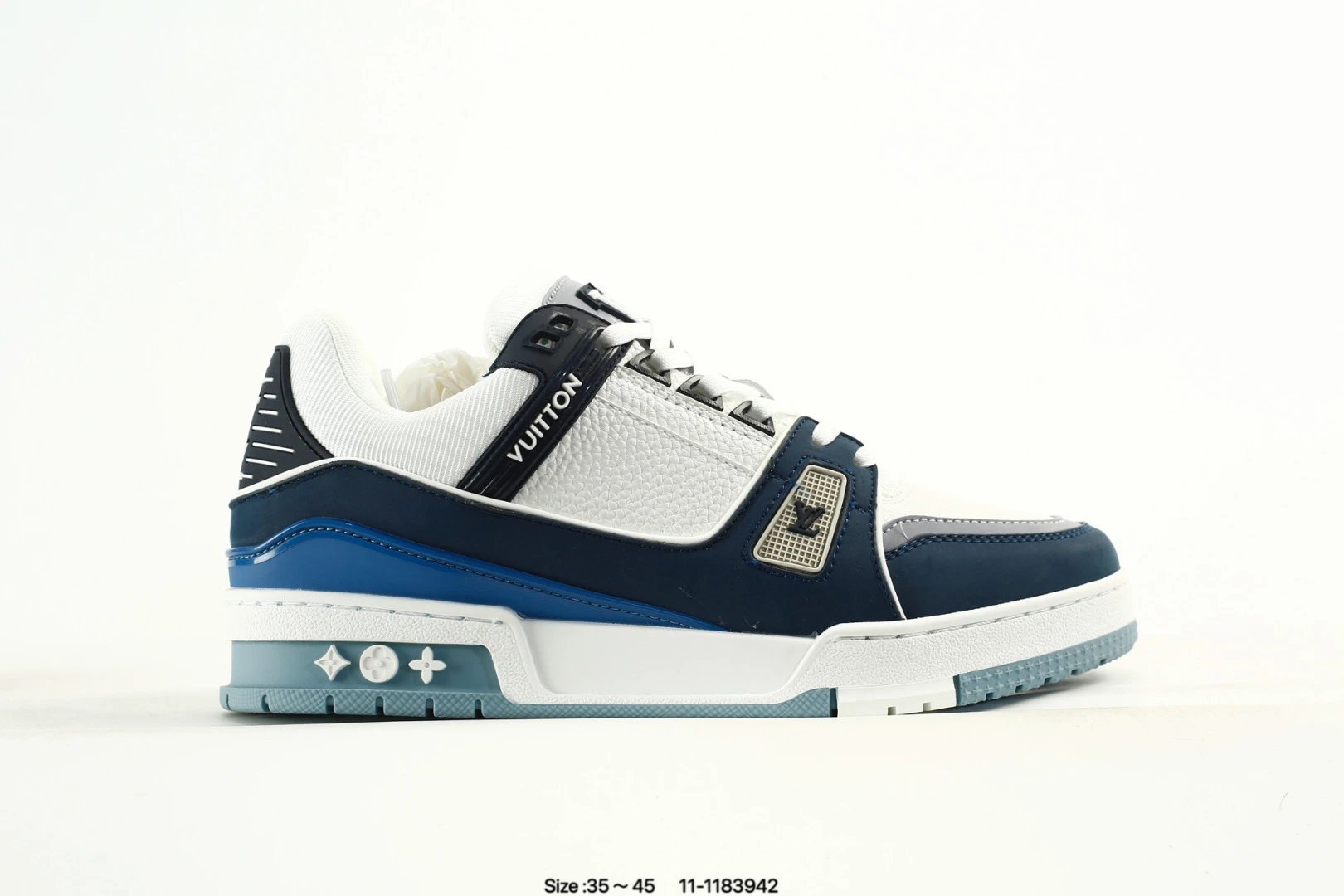 Luxury Leather Skate Sneakers Snake Year Edition in Neon Lime - Gallery Image 5 - Detailed View