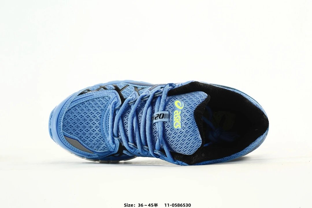 Asics Gel-Kayano 20 Blue Running Shoes - Gallery Image 4 - Detailed View