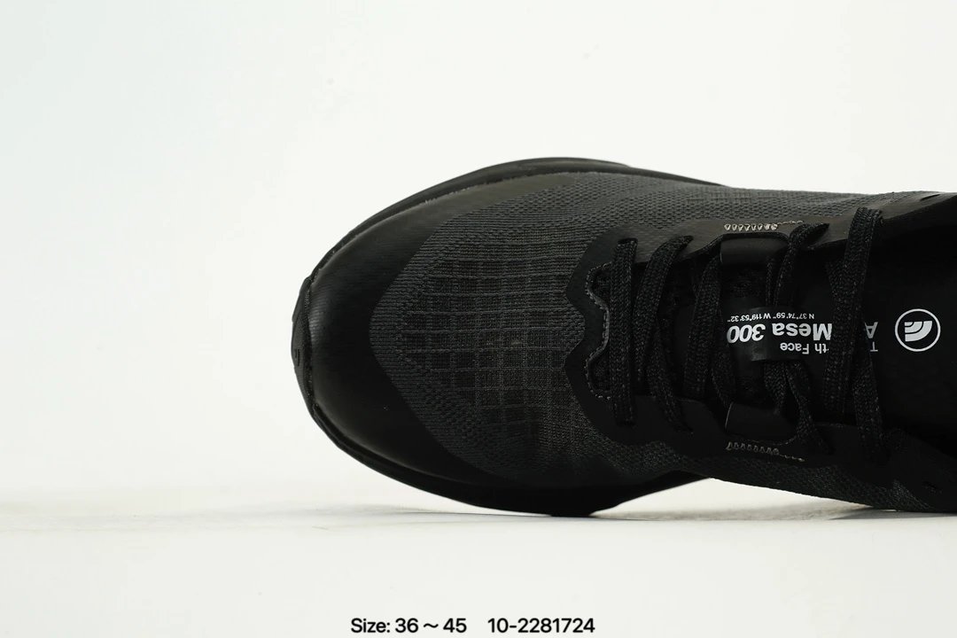 Breathable Mesh Running Shoes Athletic Sneakers - Onyx - Gallery Image 5 - Detailed View