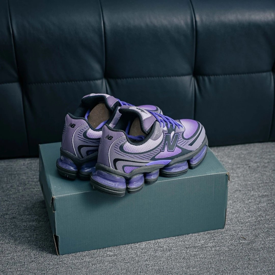 Retro NB 2000 Mesh Sneaker Casual Shoes Mauve - Gallery Image 4 - Detailed View