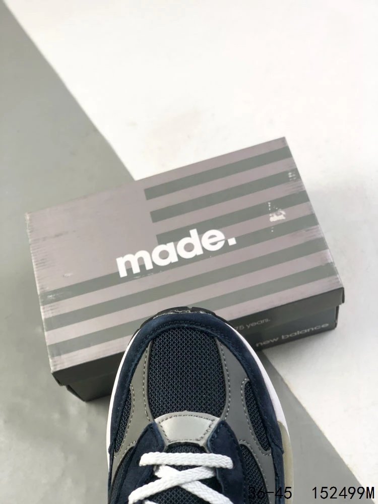 Retro Running Shoes Classic Sneakers Navy Eclipse - Gallery Image 8 - Detailed View