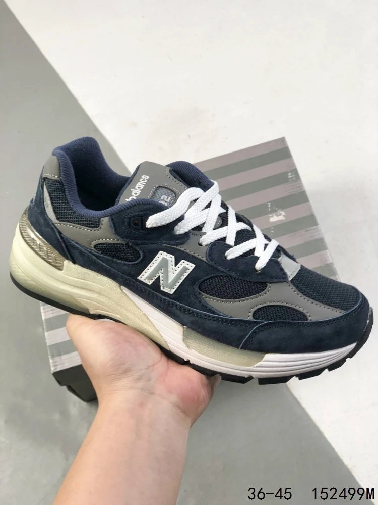 Retro Running Shoes Classic Sneakers Navy Eclipse - Gallery Image 1 - Detailed View